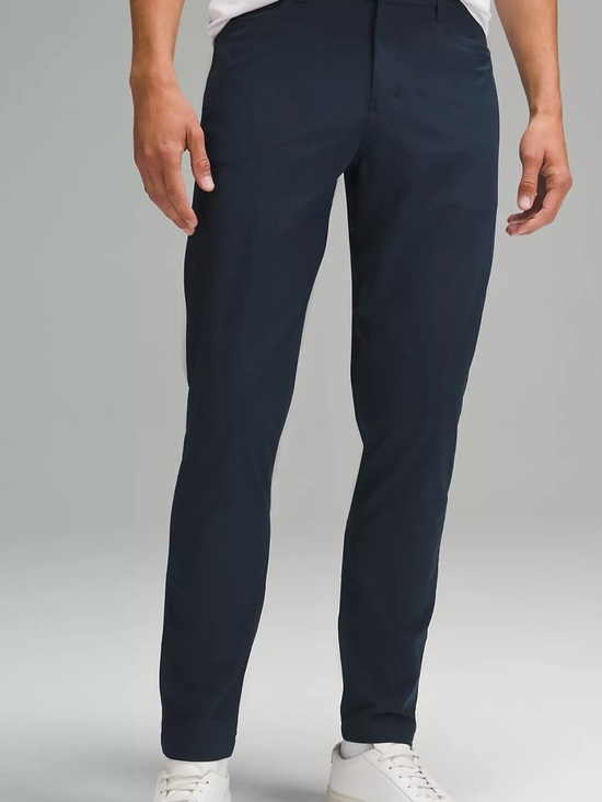lululemon athletica Other - Lululemon ABC  Men's Slim fit 5 pockets navy blue warpstreme Pants size 36